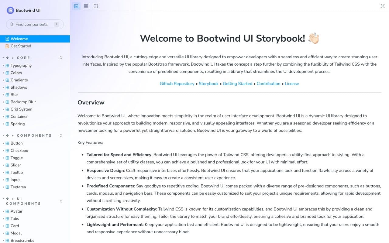 Bootwind UI cover